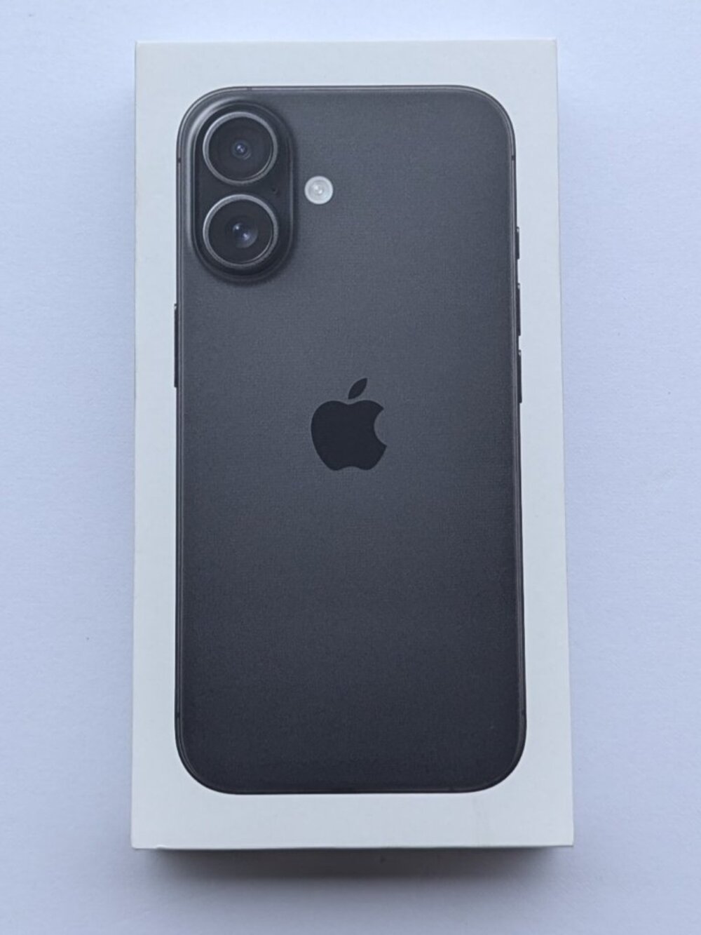 BOX ONLY Apple iPhone 16 Black 128gb A3081 MYAP3LL/A Box With Charging Cable